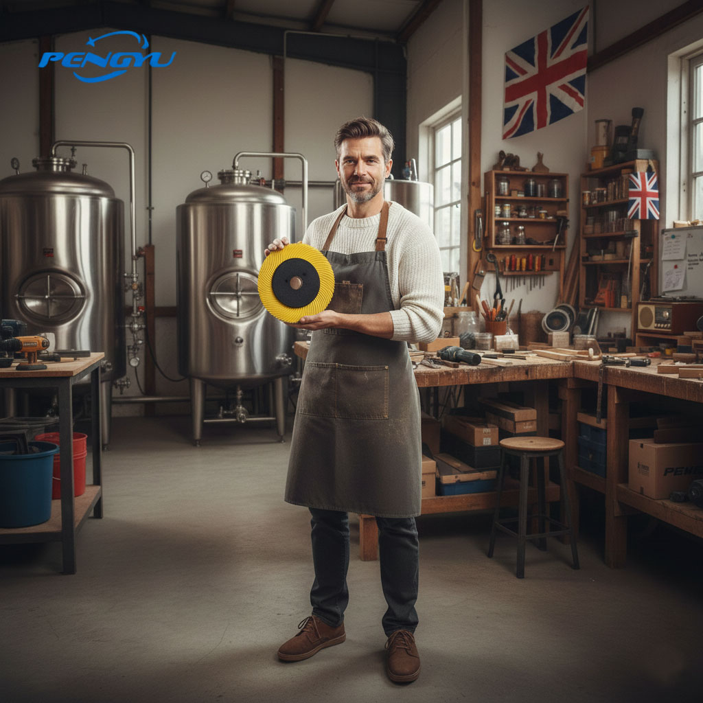 RadialBristleDiscgelb